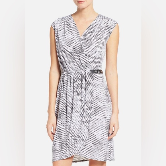 Michael Kors Dresses & Skirts - Michael Kors | Women’s Black & White Snake Skin Dress Size 2X